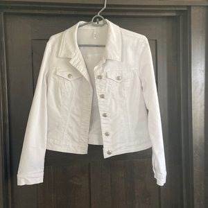 White Jean Jacket